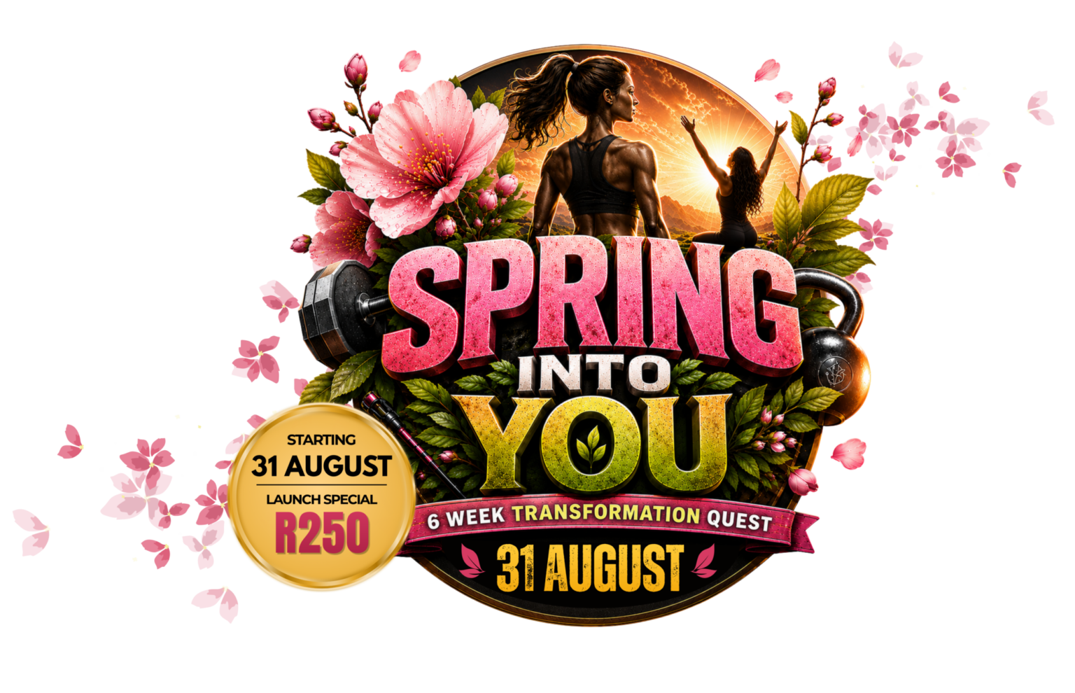 Spring into you promotion logo